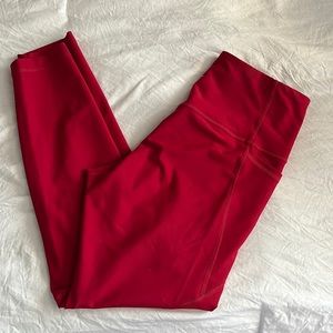 Old Navy red workout pants